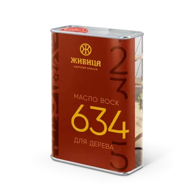 634 Масло Воск для дерева Традиционное 1л