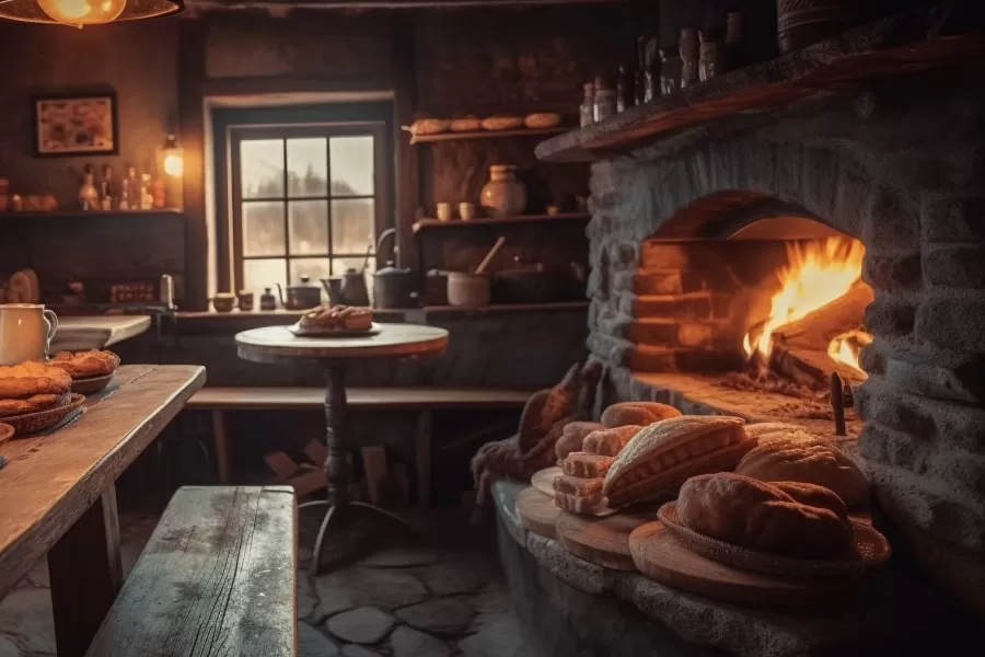 Чем покрасить кирпичную печь?