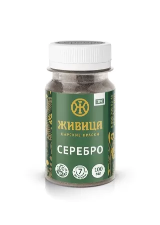 Краска патина для дерева Серебро 0,1 л