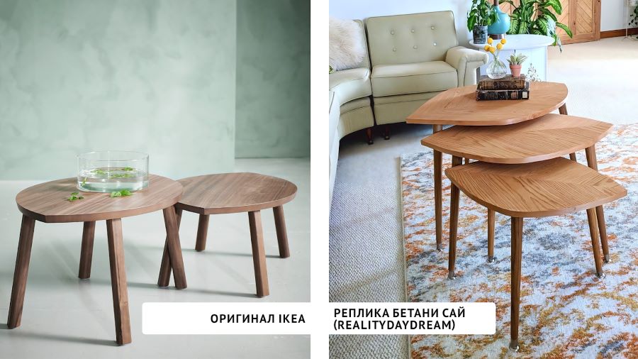 Набор столиков в эко-стиле своими руками