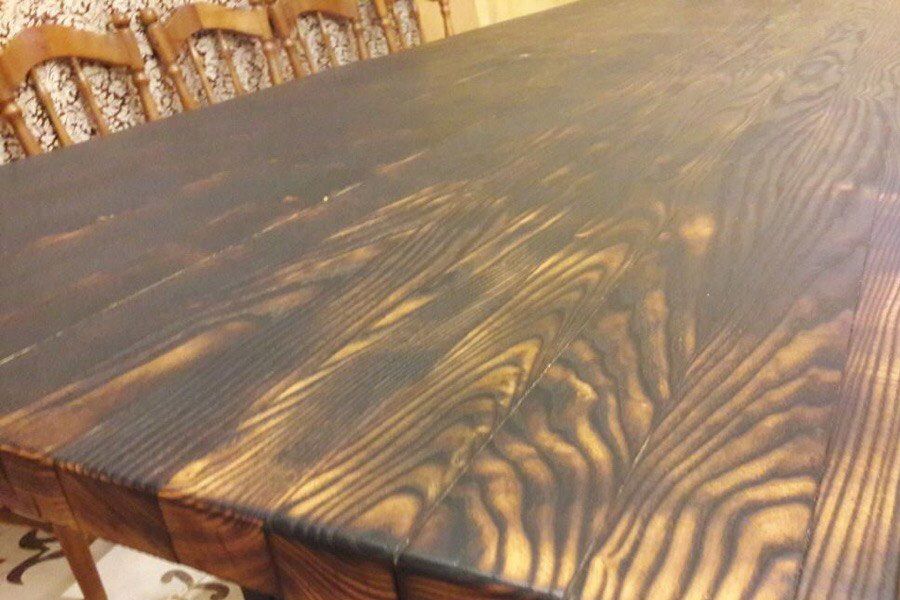 Чем покрыть древесину после обжига