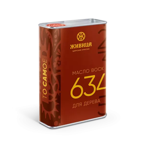 634 Масло Воск для дерева Традиционное 1л
