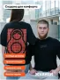 Плотная футболка оверсайз с принтом в русском стиле "Матрешка"