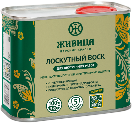 Лоскутный воск 0,4 л Без цвета