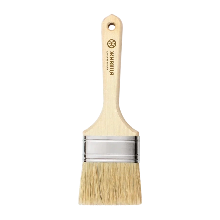 Кисть для пропиток, антисептиков, масляных красок №1 (белая арт 161070)